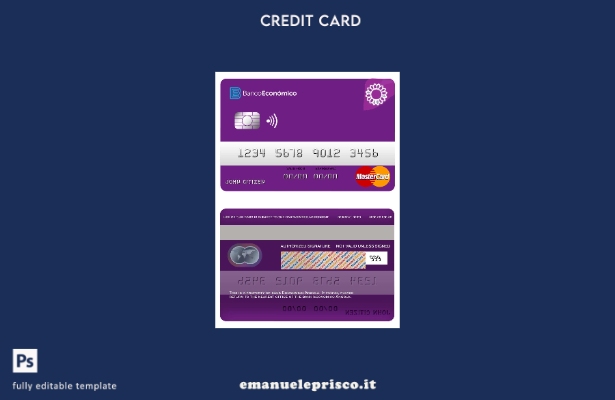 modello mastercard Angola Bank Economio in stile verificato